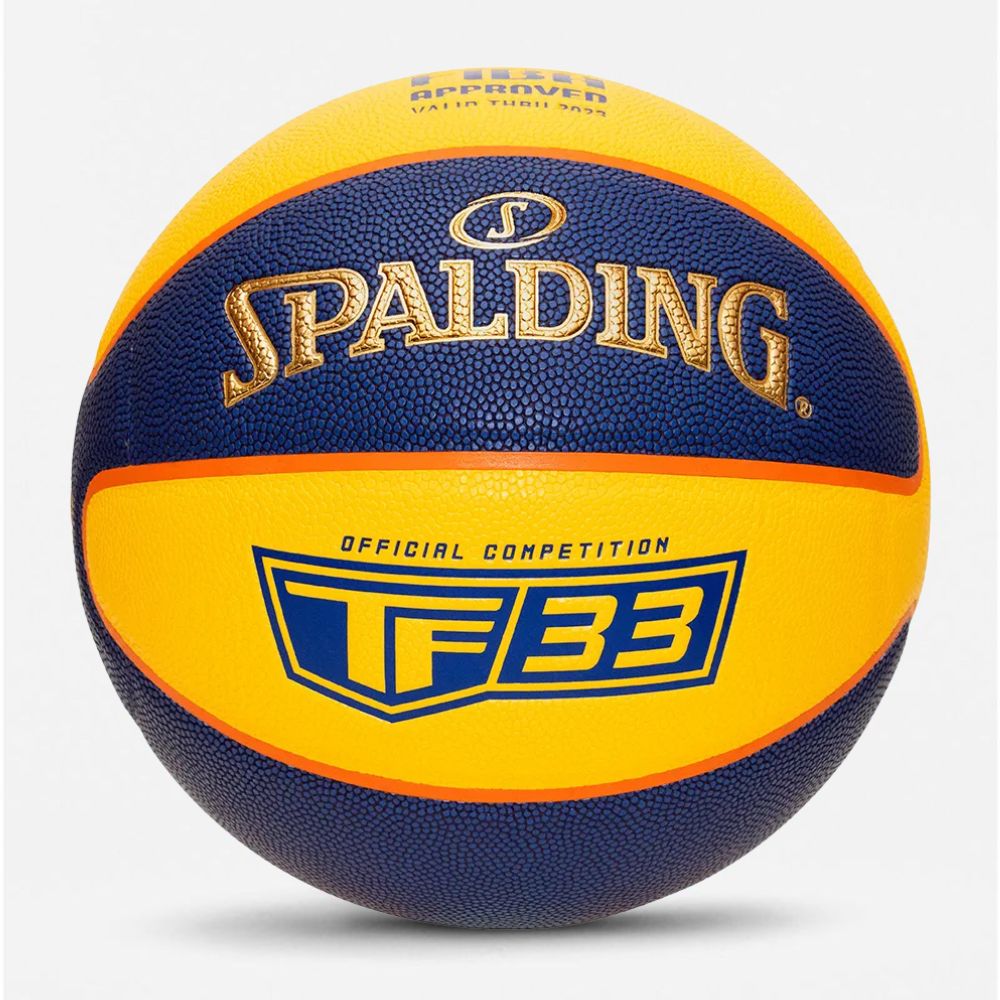 Bola De Basquete Spalding 3X3 Tf-33 Fiba - Amarelo-0